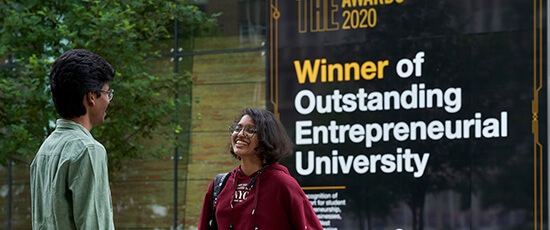 Winner of Outstanding Entrepreneurial University