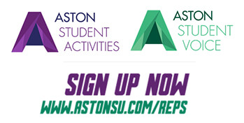 Students' Union sign to become a rep